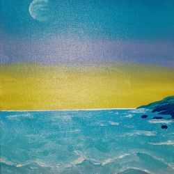sunrise seascape poster