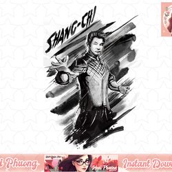 shang-chi and the legend of the ten rings brush strokes t-shirt copy png sublimate