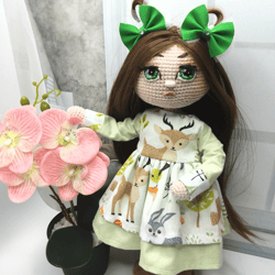 New doll handmade amigurumi Designer Interior Doll