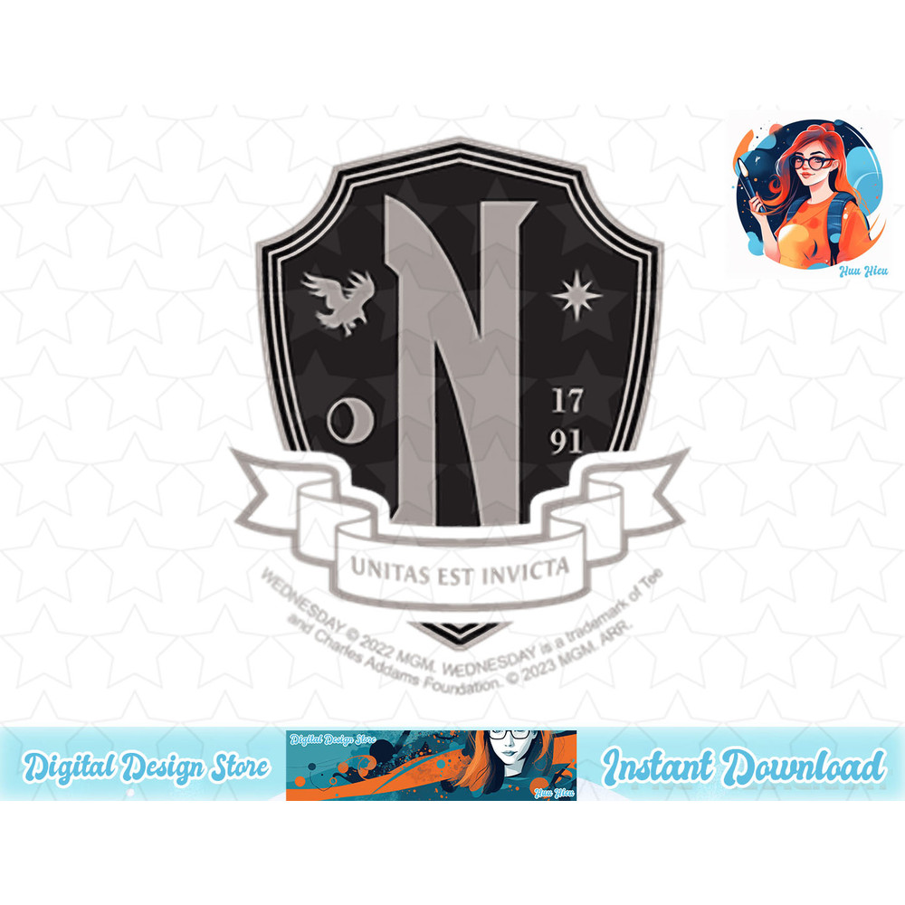 Wednesday Halloween Nevermore Crest Pocket Logo Costume Alt T-Shirt.pngWednesday Halloween Nevermore Crest Pocket Logo Costume Alt T-Shirt copy.jpg