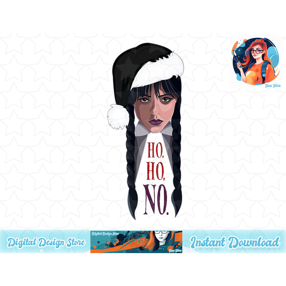 Wednesday Holiday Ho. Ho. No. T-Shirt copy.jpg