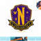 Wednesday Nevermore Academy School Crest T-Shirt copy.jpg