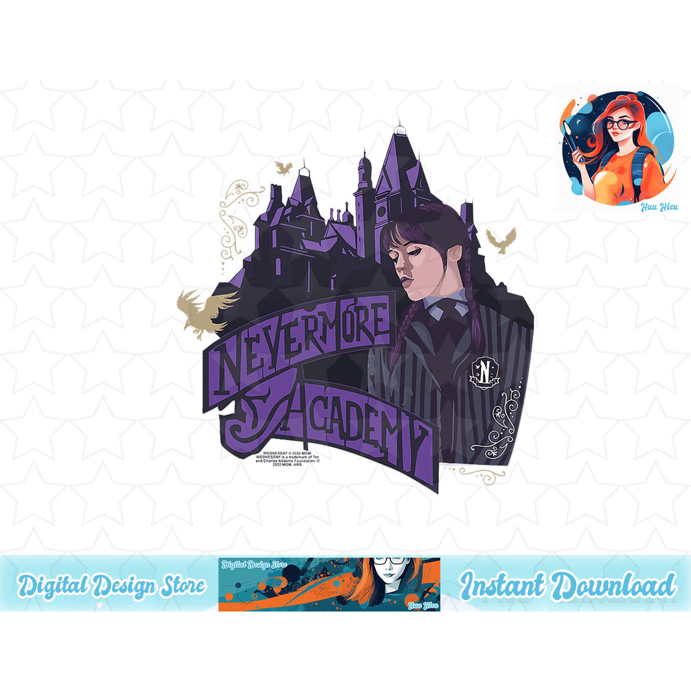 Wednesday Nevermore Academy School Uniform Poster T-Shirt.pngWednesday Nevermore Academy School Uniform Poster T-Shirt copy.jpg