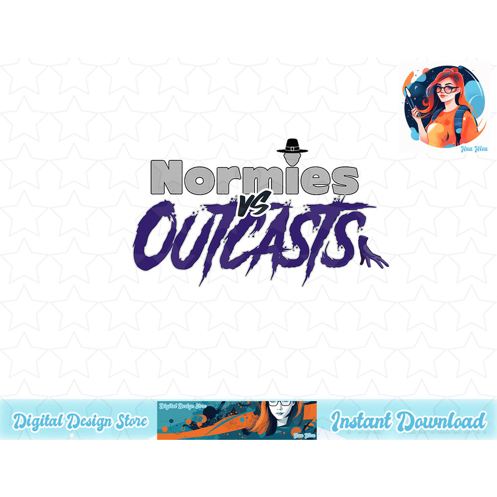 Wednesday Normies VS Outcasts T-Shirt copy.jpg