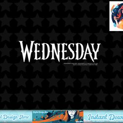 wednesday simple text logo t-shirt copy png sublimate
