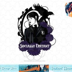 wednesday socially distant nevermore academy poster t-shirt copy png sublimate