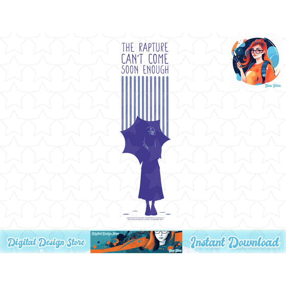 Wednesday The Rapture Can't Come Soon Enough Quote T-Shirt copy.jpg