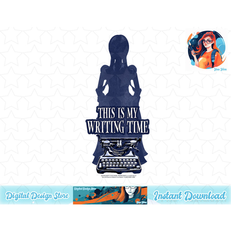 Wednesday This Is My Writing Time Typewriter Poster T-Shirt copy.jpg