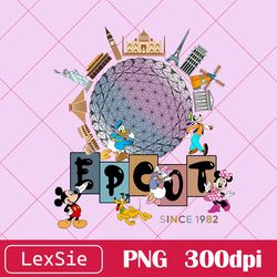 retro disney epcot tour 2023 png, epcot disney world, disneyland trip, disney family, disney vacation png, disney studio