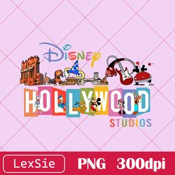 retro disney hollywood studios png, retro disney studio trip 2023, disney vacation png,disneyland png, disney world  png