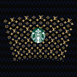 lv inspired full wrap for starbucks cold cup svg, trending svg, lv starbucks cup, lv starbucks svg, starbucks wrap svg,