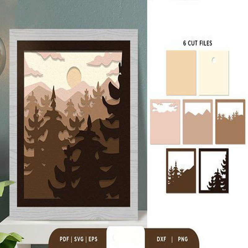 1080x1080 size Dense-Forest-3D-Light-Box-Paper-Cut-3D-SVG-67192774-2-580x386.jpg