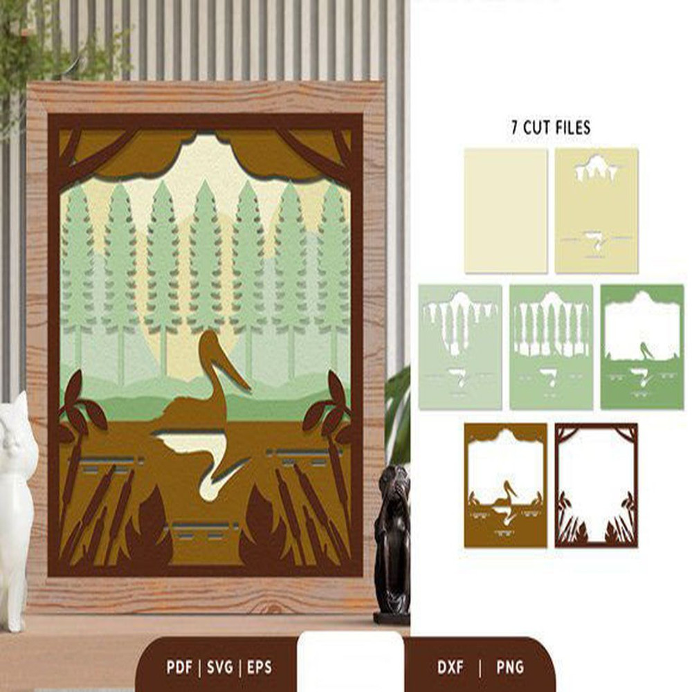 1080x1080 size Lake-in-The-Forest-3D-Shadow-Box-3D-SVG-67451903-2-580x386.jpg