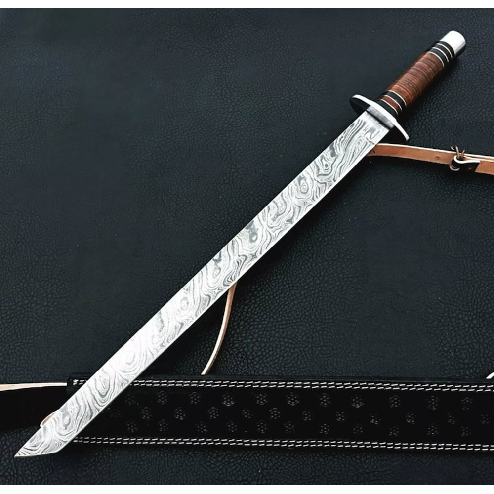UnleashingtheSamuraiSpiritTheUltimateHandmadeDamascusSteelKatanaSwordforWarriors 5jpg
