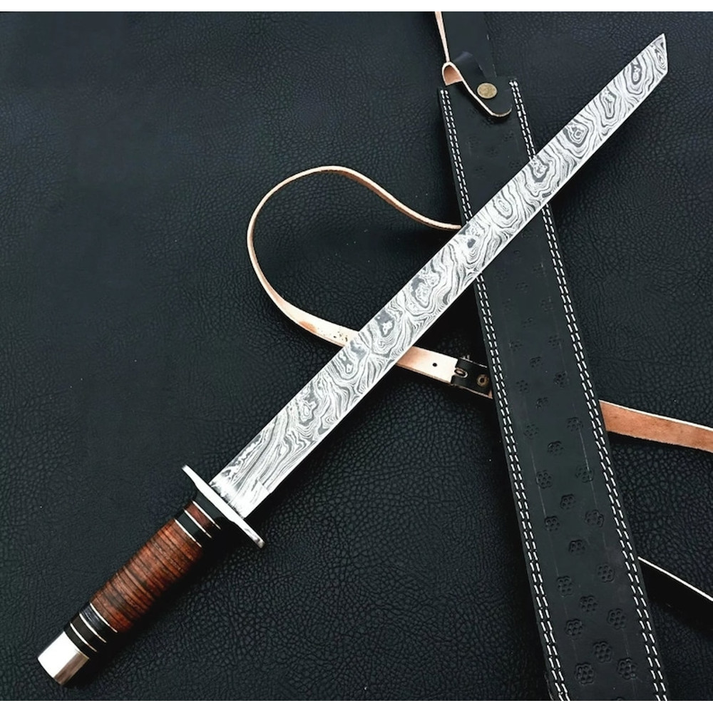 UnleashingtheSamuraiSpiritTheUltimateHandmadeDamascusSteelKatanaSwordforWarriors 6jpg