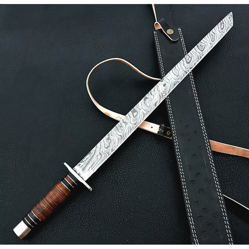 UnleashingtheSamuraiSpiritTheUltimateHandmadeDamascusSteelKatanaSwordforWarriors 6jpg