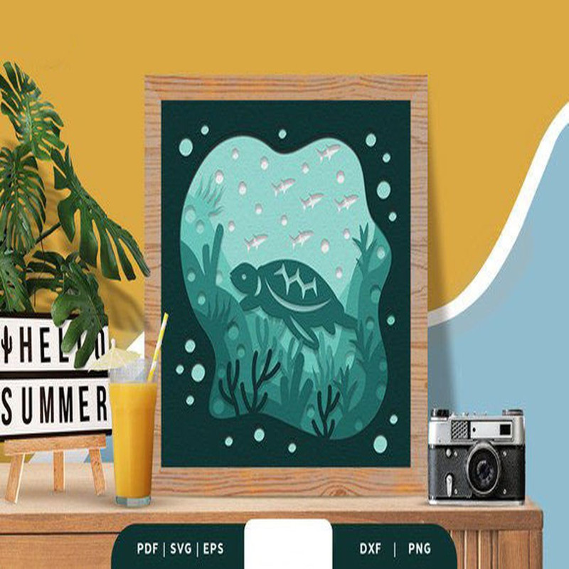 1080x1080 size Sea-Animal-3D-Layered-Paper-Cut-SVG-3D-SVG-67618427-1-1-580x386.jpg