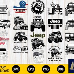 100 file jeep svg bundle , jeep svg