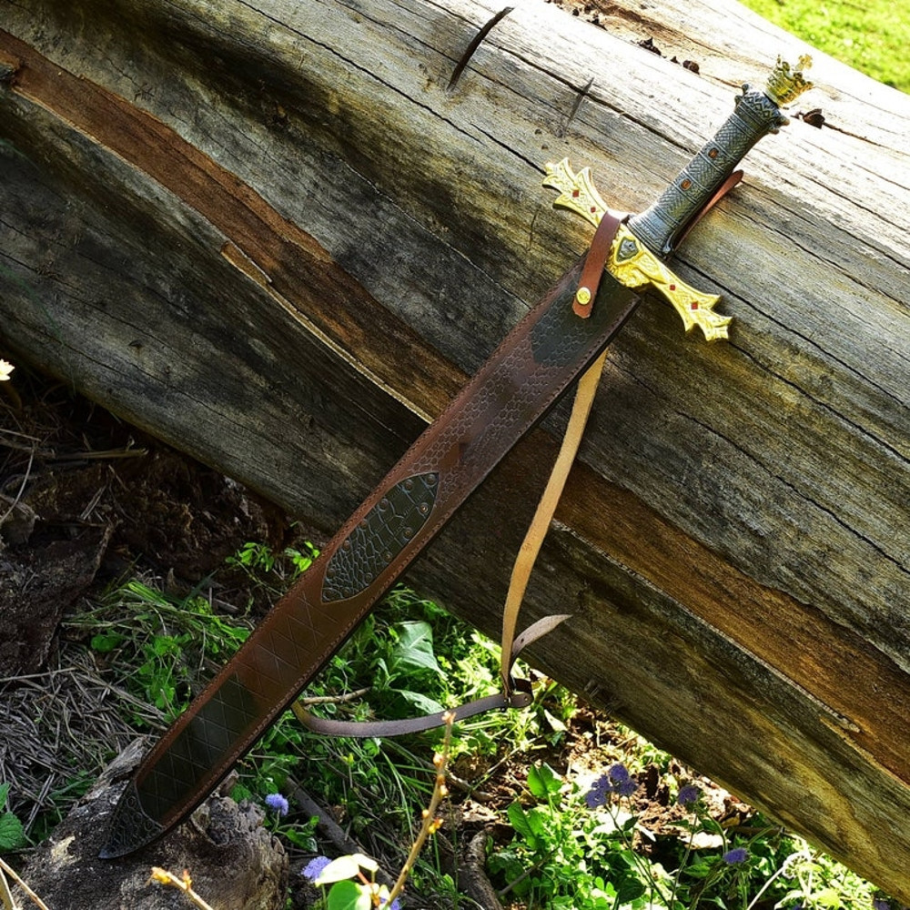 ASwordofLegendsHandForgedDamascusSteelVikingSwordwiththeBestQuality 5jpg