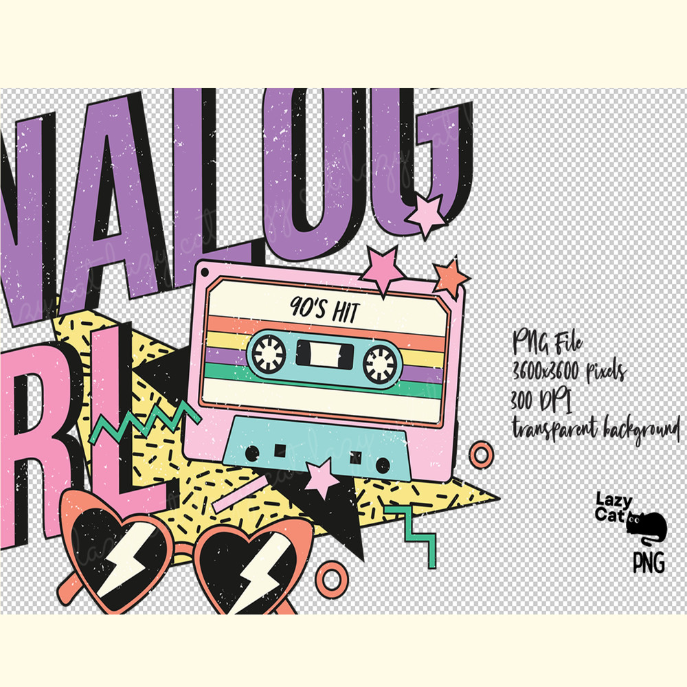 90’s Retro Analog Girl PNG Sublimation_ 0.png