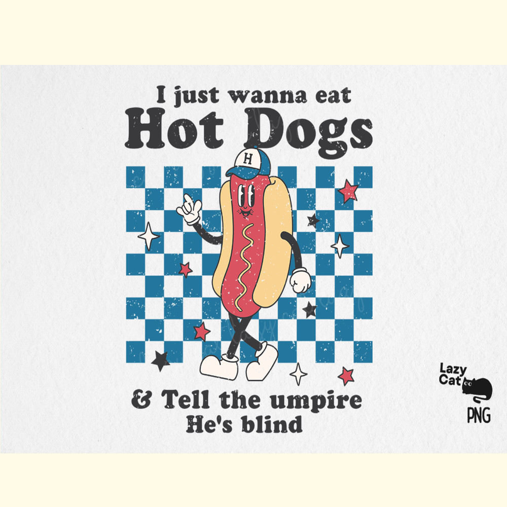 Baseball Hot Dogs PNG Sublimation.png