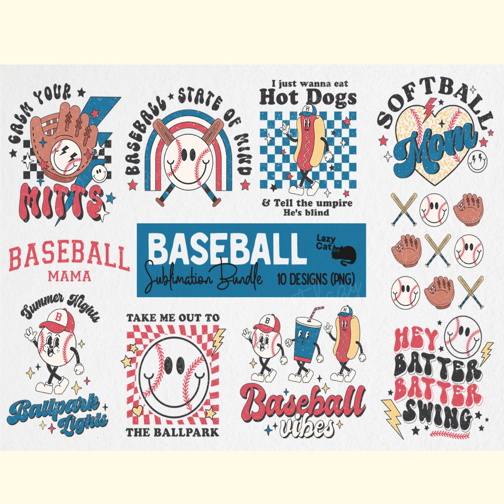 Baseball PNG Sublimation Bundle.png