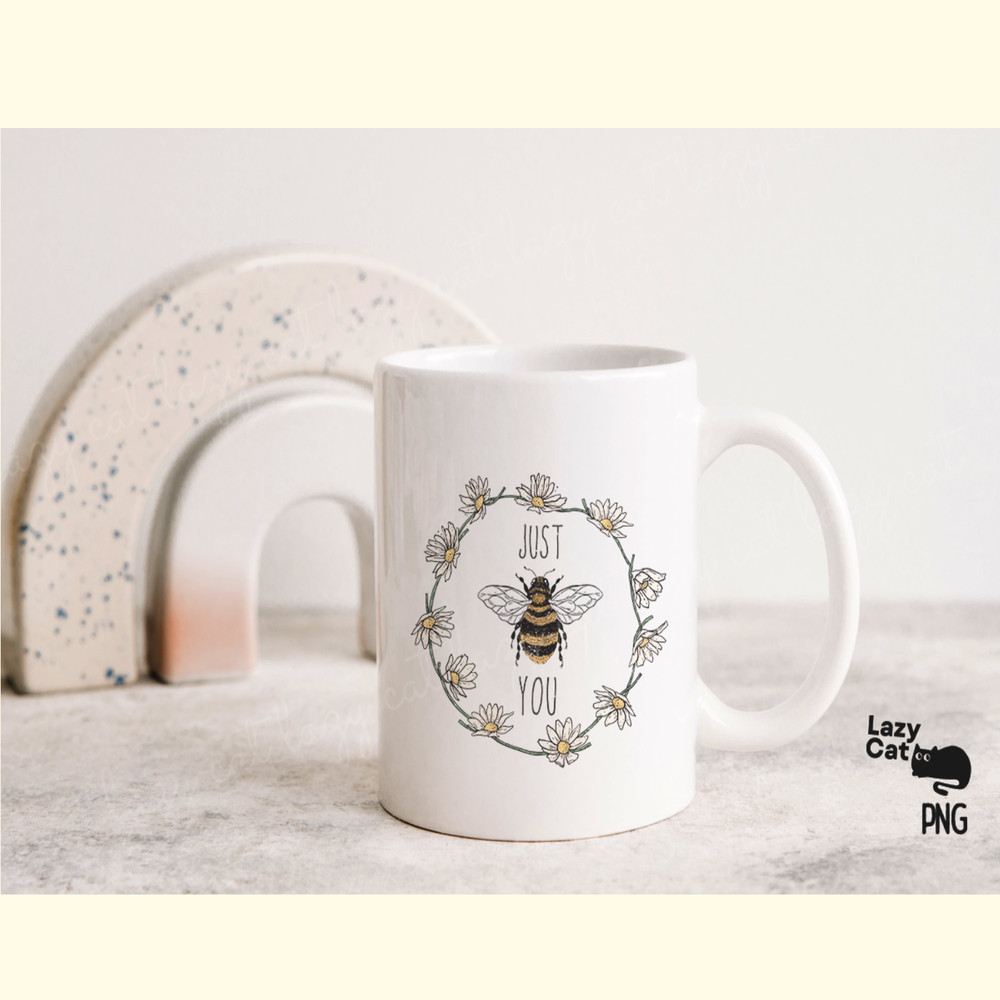 Bee Flower Quote PNG Sublimation_ 3.png