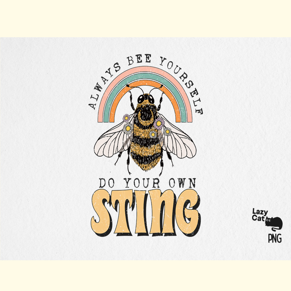 Bee Quote PNG Sublimation.png