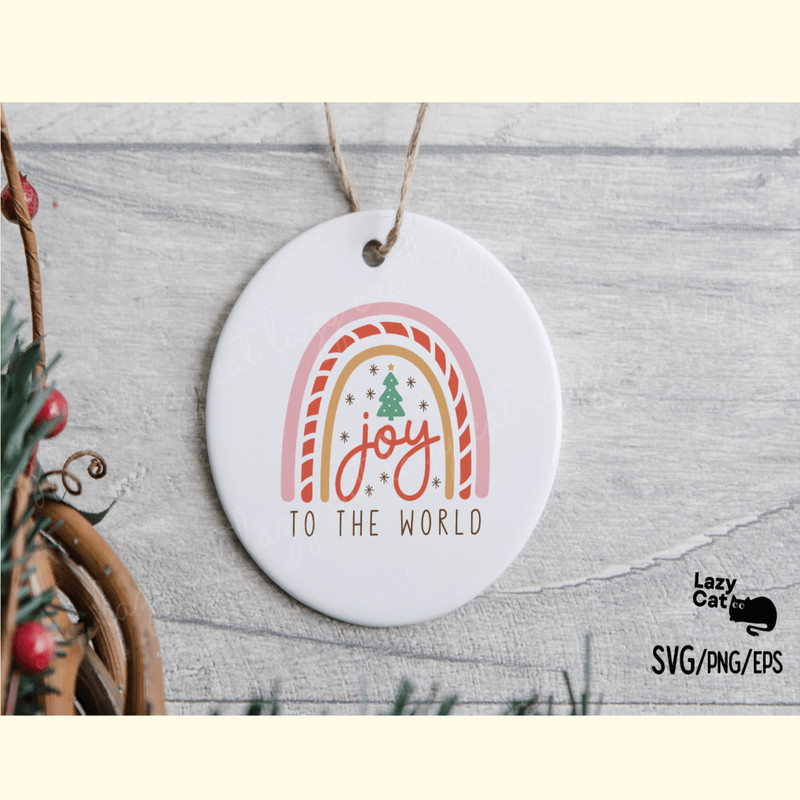 Boho Christmas Rainbow SVG Bundle_ 16.png