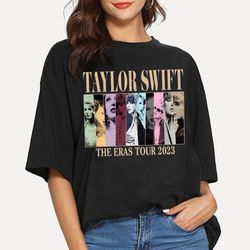 swiftie eras tour 2023 shirt,taylor's albums shirt, swift shirt, taylor's version shirt, taylor swiftie merch shirt, gif