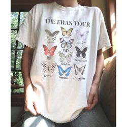 the eras tour butterfly vintage shirt, taylor's version tshirt, the eras tour 2023 sweatshirt, taylor retro concert hood