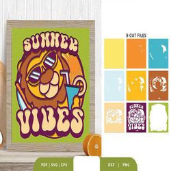 Lion in the Summer 3D Shadow Box, Shadow Box Template, Paper Cutting Template, Light Box SVG Files, 3D Papercut Lightbox