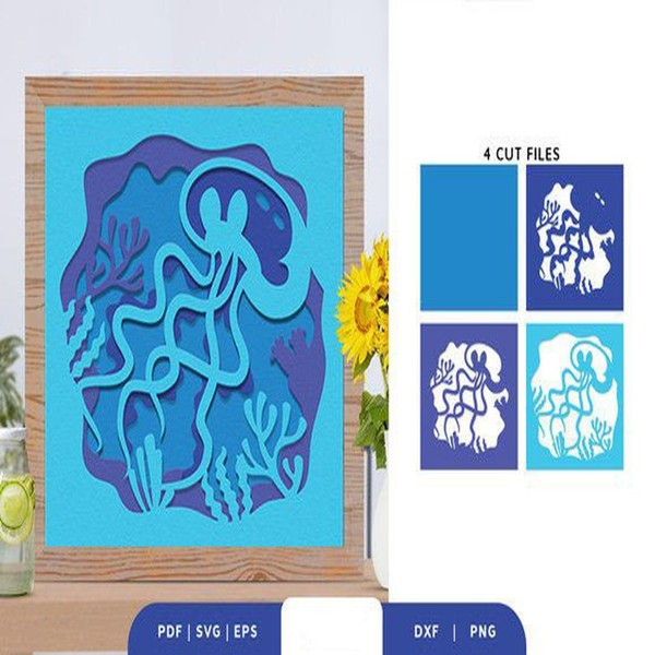 1080x1080 size Jellyfish-Underwater-3D-Shadow-Box-SVG-3D-SVG-67540054-2-580x386.jpg
