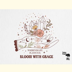 boho hand mystical png sublimation