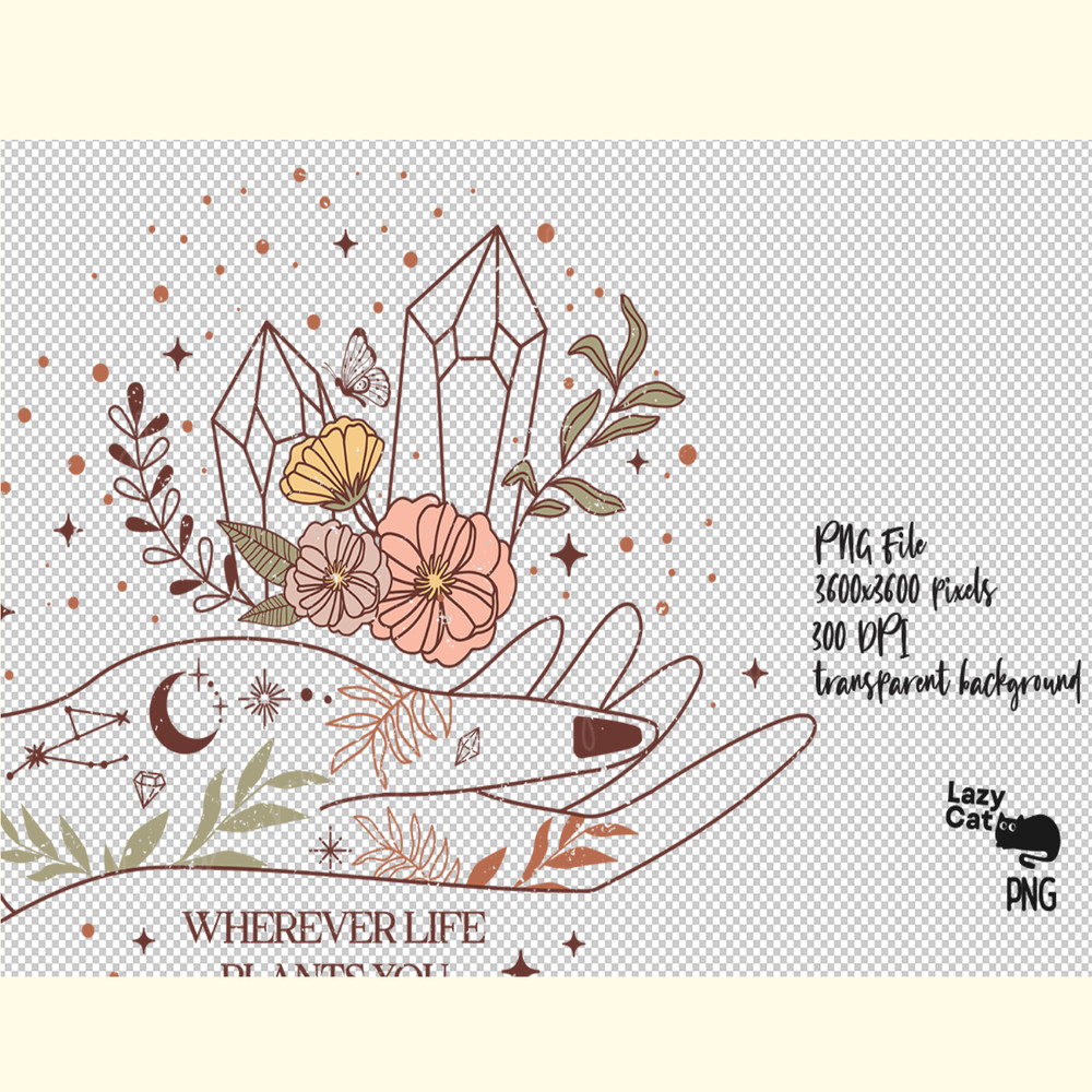 Boho Hand Mystical PNG Sublimation_ 0.png