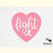 Breast Cancer Love Heart SVG Design.png