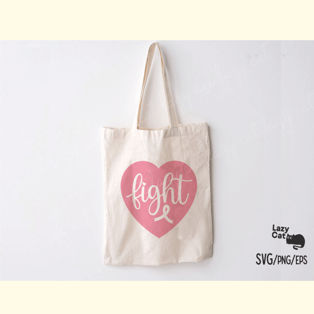 Breast Cancer Love Heart SVG Design_ 1.png