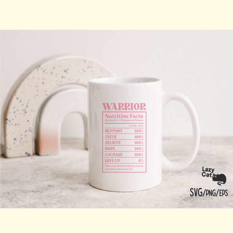 Breast Cancer Warrior Quote SVG Design_ 2.png
