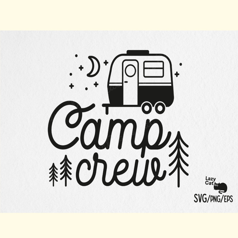 Camp Crew Camping SVG Design.png