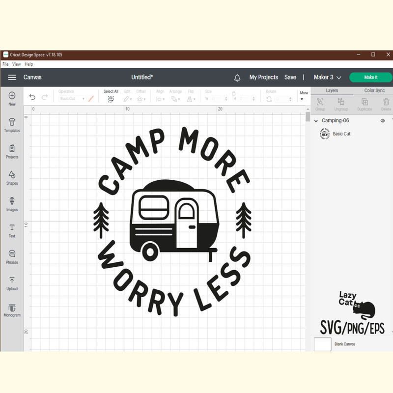 Camp More Worry Less Camping SVG Design_ 5.png
