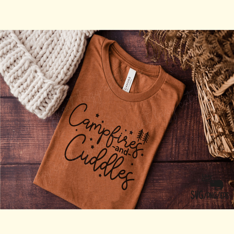 Campfires and Cuddles Camping SVG Design_ 3.png