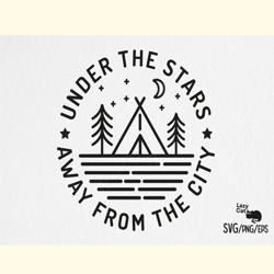 camping quote svg design