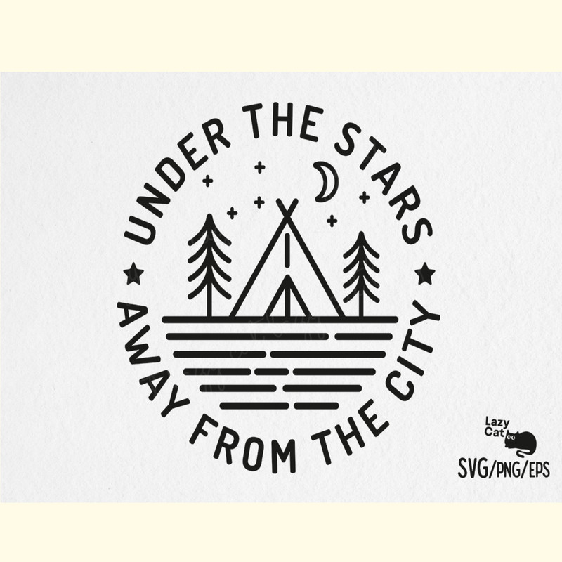 Camping Quote SVG Design.png