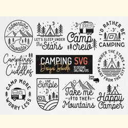 camping svg bundle