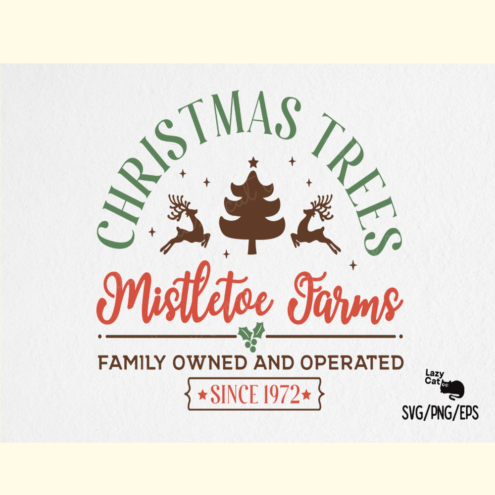 Christmas Trees Farms Sign SVG.png