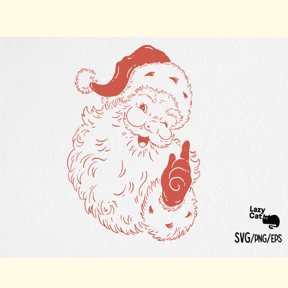 Christmas Vintage Santa SVG Bundle_ 3.png
