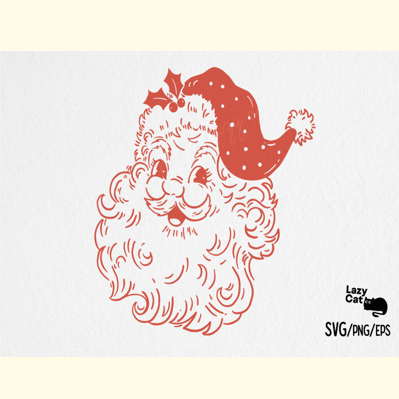 Christmas Vintage Santa SVG Bundle_ 4.png