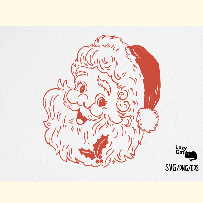 Christmas Vintage Santa SVG Design_ 11.png