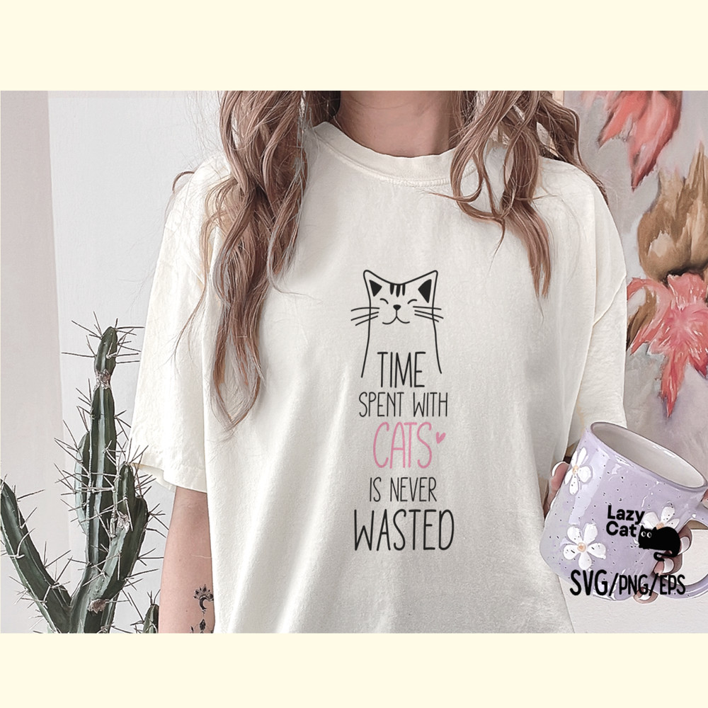 Cute Cat Quote SVG Design_ 0.png