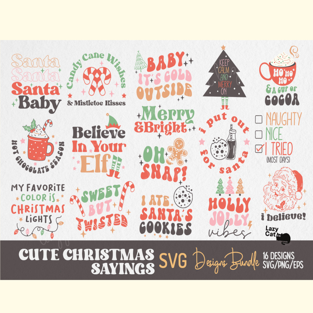 Cute Christmas Sayings SVG Bundle.png